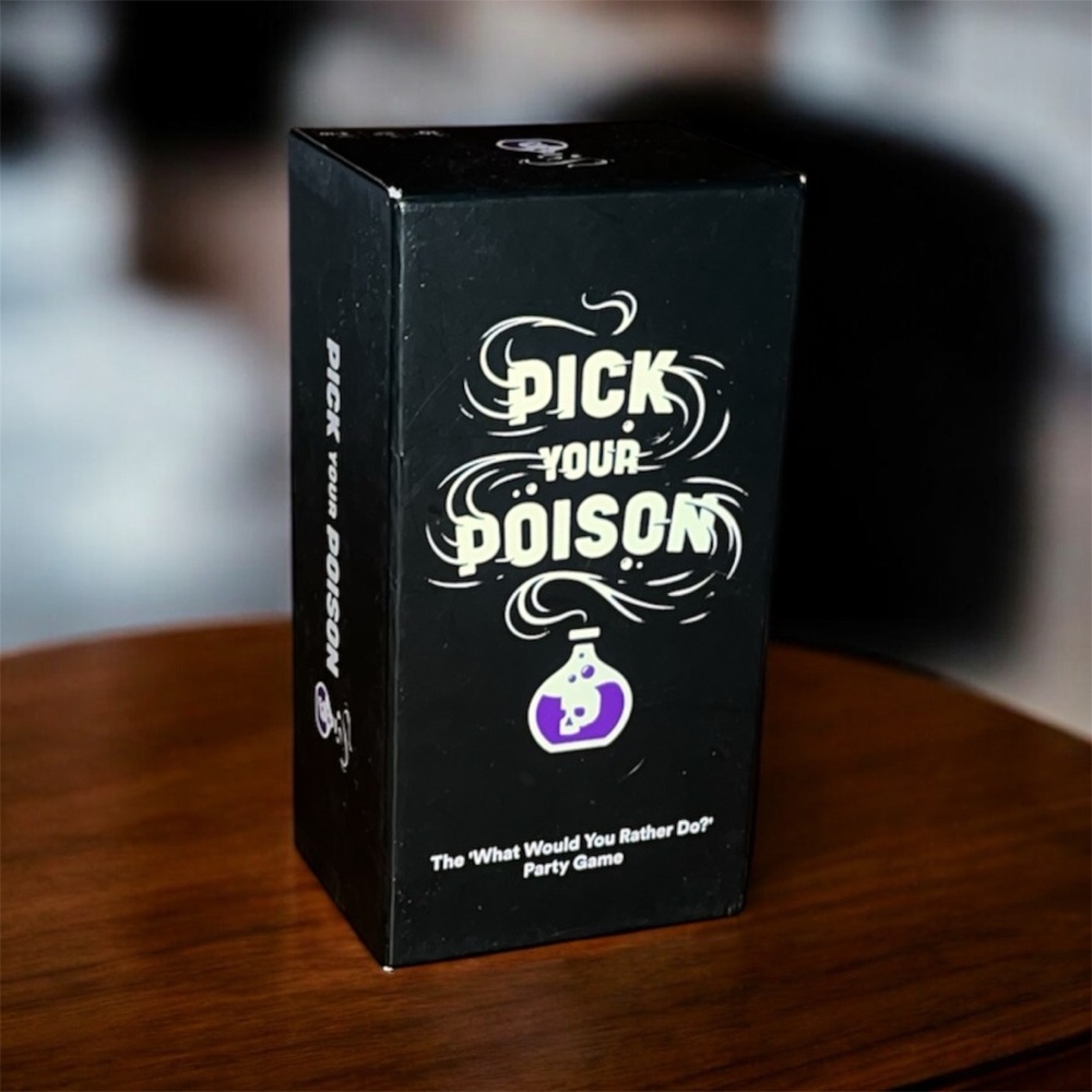 Pick Your Poison Party Game - The “What Would You Rather Do?” Family Card Game